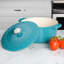Spice By Tia Mowry Savoury Saffron 6 Quart Enameled Cast Iron Dutch Oven With Lid In Teal-79771746