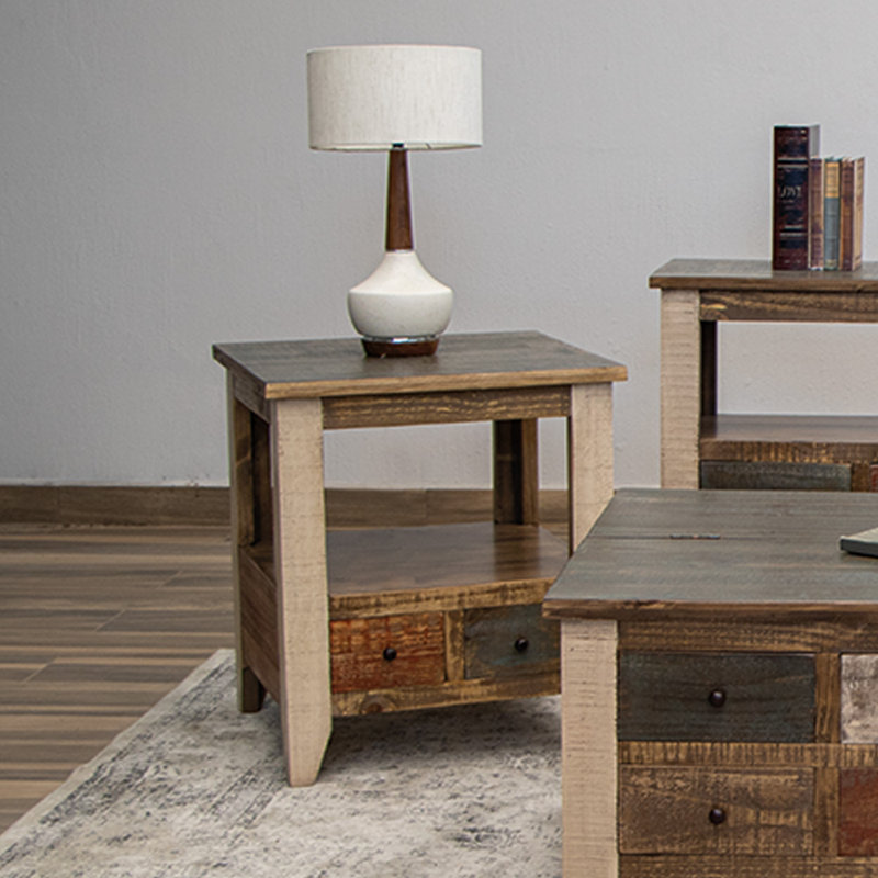 Gibbs Solid Wood 2 - Drawer End Table