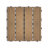 Floor Tiles Pack Of 22  WPC Wood-Plastic Composite Deck Tiles DIY Interlocking Decking Tiles-113414414