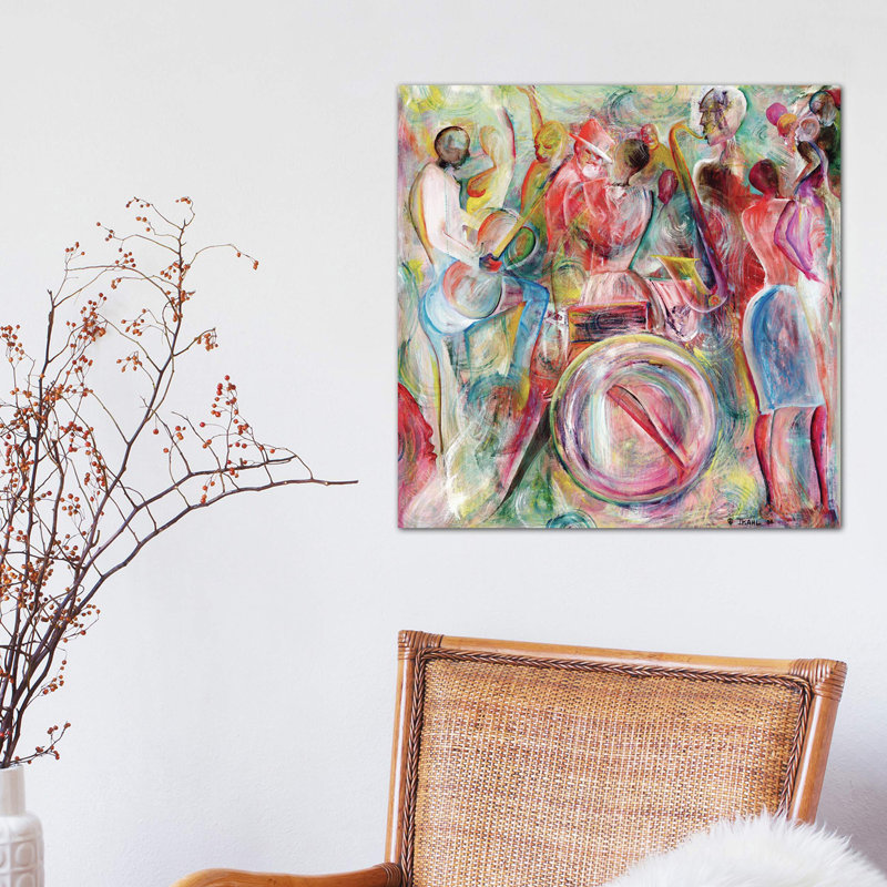 New Orleans by Ikahl Beckford - Wrapped Canvas Painting, 45.72 cm H x 45.72 cm W x 1.91 cm D
