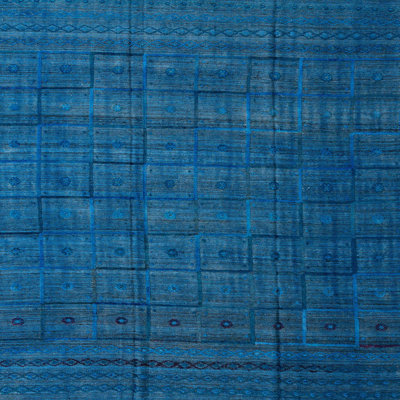 Tapis décoratif multicolore à motif abstrait