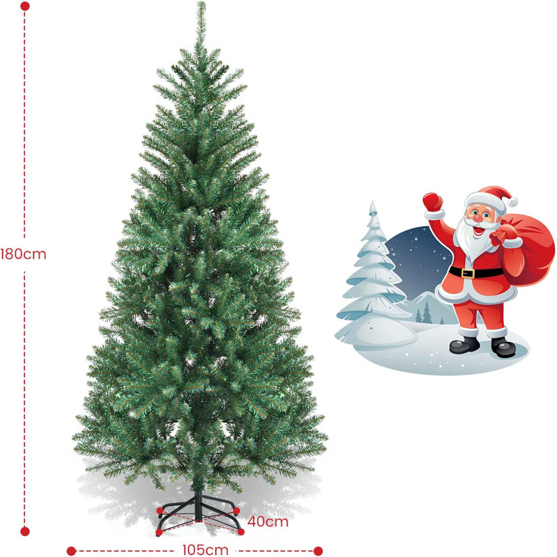 The Seasonal Chest Artificial Christmas Tree, 180cm H