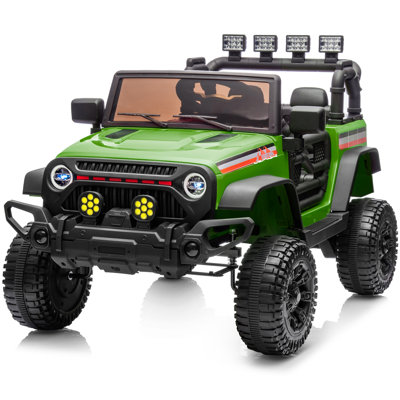 12V Kids Ride on Toys Truck, Electric Ride on Car for Kids w/ Remote, Bluetooth