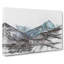 Mount Everest in the Himalayas in Abstract - Wrapped Canvas-55313021