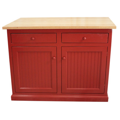 Avendano Solid Wood Kitchen Island