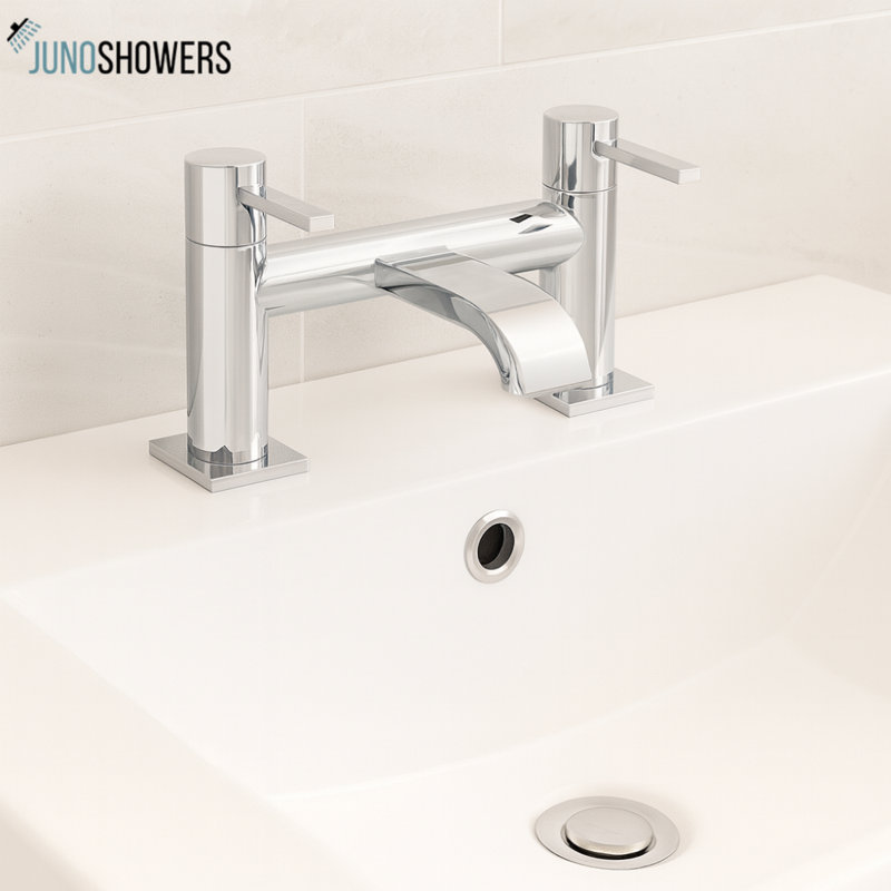 Robinet pour salle de bain à poignée double Juno