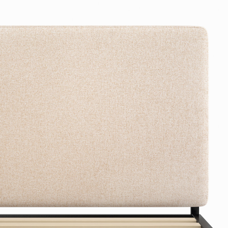 Zinus Upholstered Headboard, King, Beige
