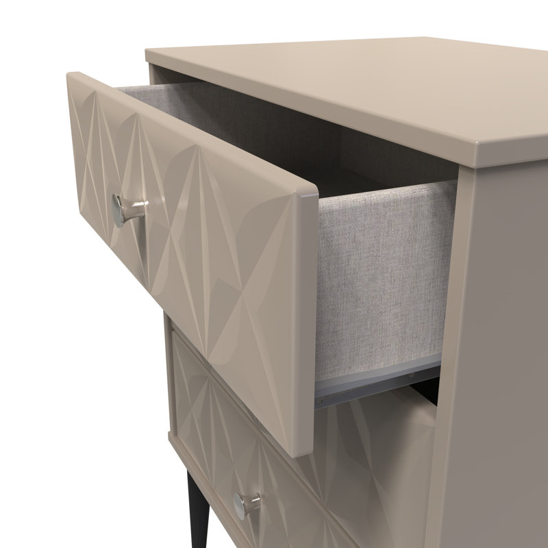 Carnlea 58cm W 3 - Drawer Chest of Drawers, Brown