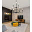 Lustre 9 lumières de style campagne moderne