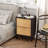 Brimar Modern Farmhouse 2 - Drawer Nightstand in Black/Natural