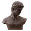 Statue de buste rétro classique, sculpture intemporelle de jardin intérieur et extérieur