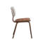 Chaise d'appoint rembourrée en bois massif Kaija