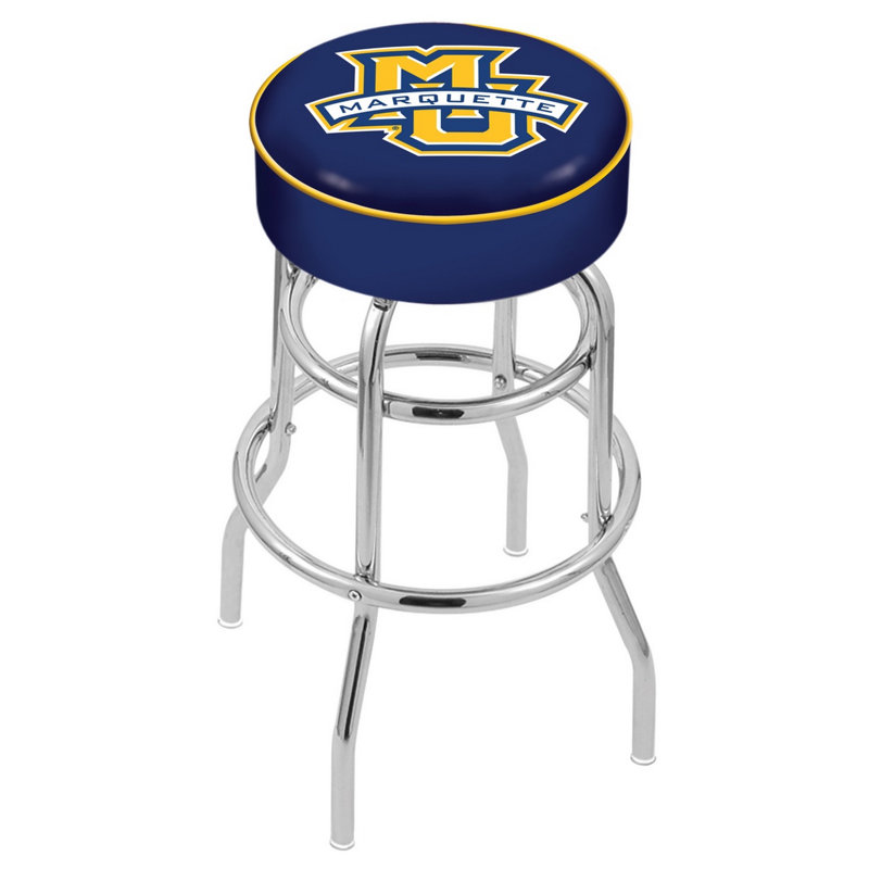 NCAA Swivel Bar & Counter Stool, Bar Stool (30" Seat Height), Marquette