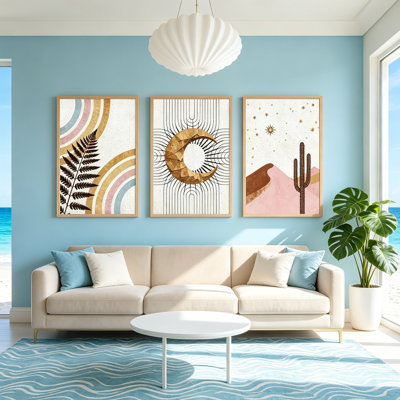 3 Piece Wall Art Set on Canvas