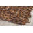 Leather Shag Handwoven Leather Solid Color Rug-17573004