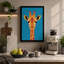 Giraffe Head Bold Modern - Wrapped Canvas-1943526320-1943526344