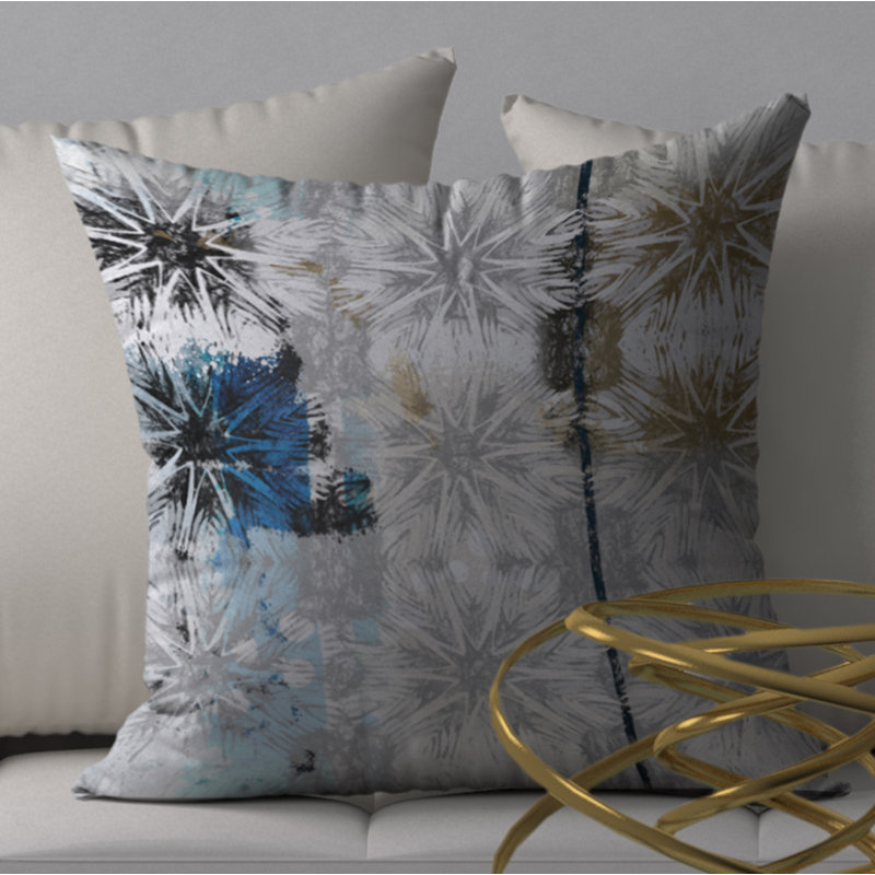 Geometric Reversible Throw Pillow, 20" x 20"