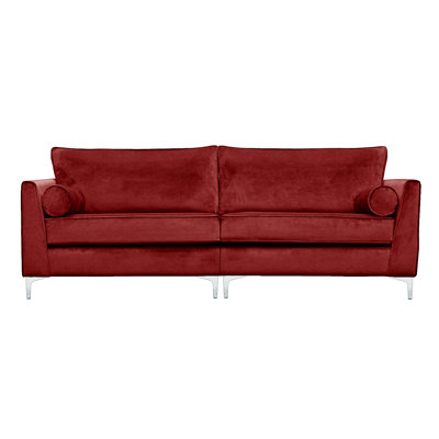 Giancarlo 4 Seater Velvet Sofa