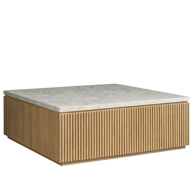 Avaline Carmen Square Coffee Table, Skylark