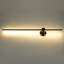 Macaullay 39.37" Black Flush Mount Wall Light