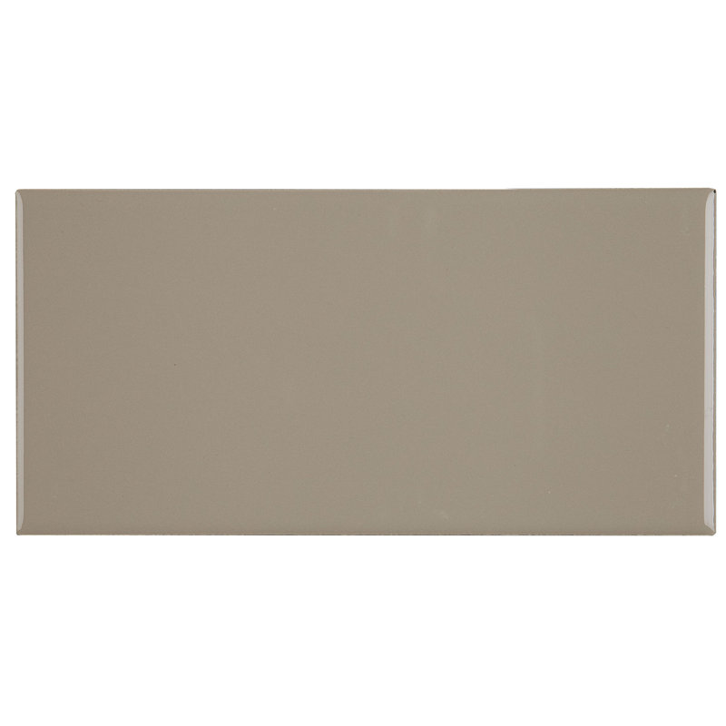 Berkeley 4" x 8" Ceramic Subway Tile, Urban Putty
