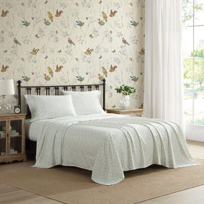 Ensemble de draps en flanelle de coton brossé