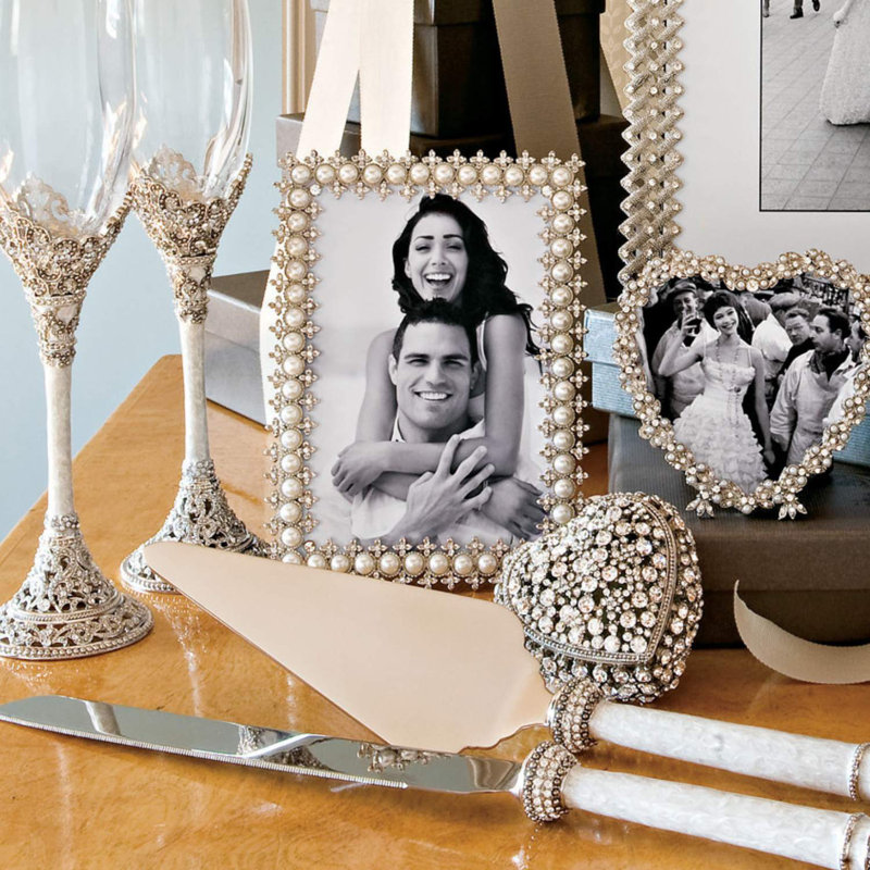 Pearl Metal Picture Frame, Silver, 4" x 6"
