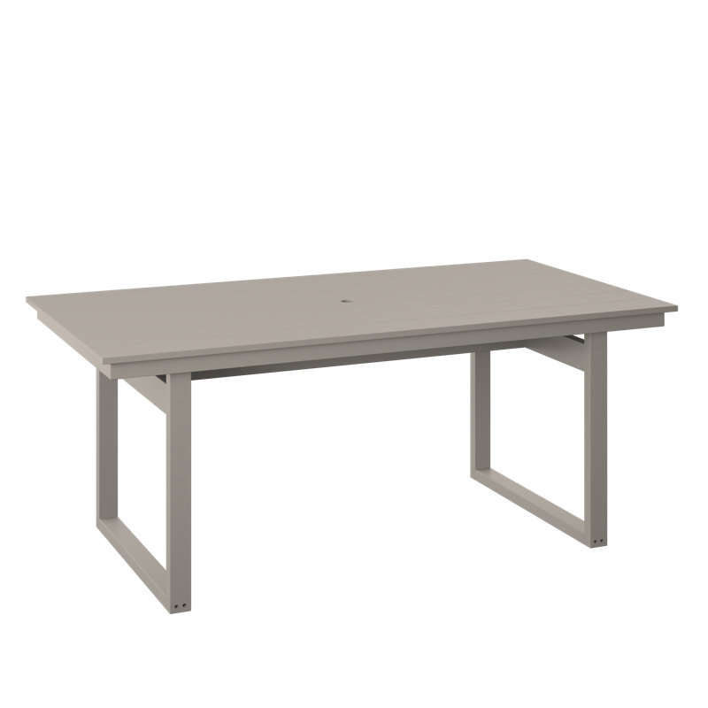  Table moderne 38 po x 74 po sable, Sable, H 30 po x l 74 po x P 38,5 po, Sable