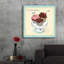 «Dessert Veuillez II» par Sue Schlabach, art mural en verre acrylique, 36 po x 36 po