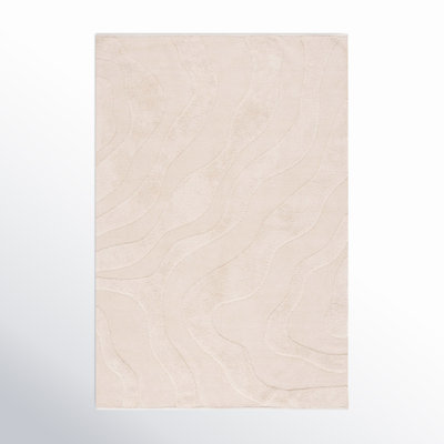 Mozie Handmade Recycled Cotton Ivory Rug