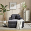 Chaise longue d'intérieur Nuvia avec mousse haute densité et porte-gobelets-116082924