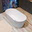 59" X 28" Freestanding Soaking Acrylic Bathtub