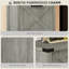 Classeur à 2 tiroirs de style rustique gris, barres réglables pour dossiers de format A4 / lettre, stabilité de basculement, tiroirs coulissants fluides-730005378