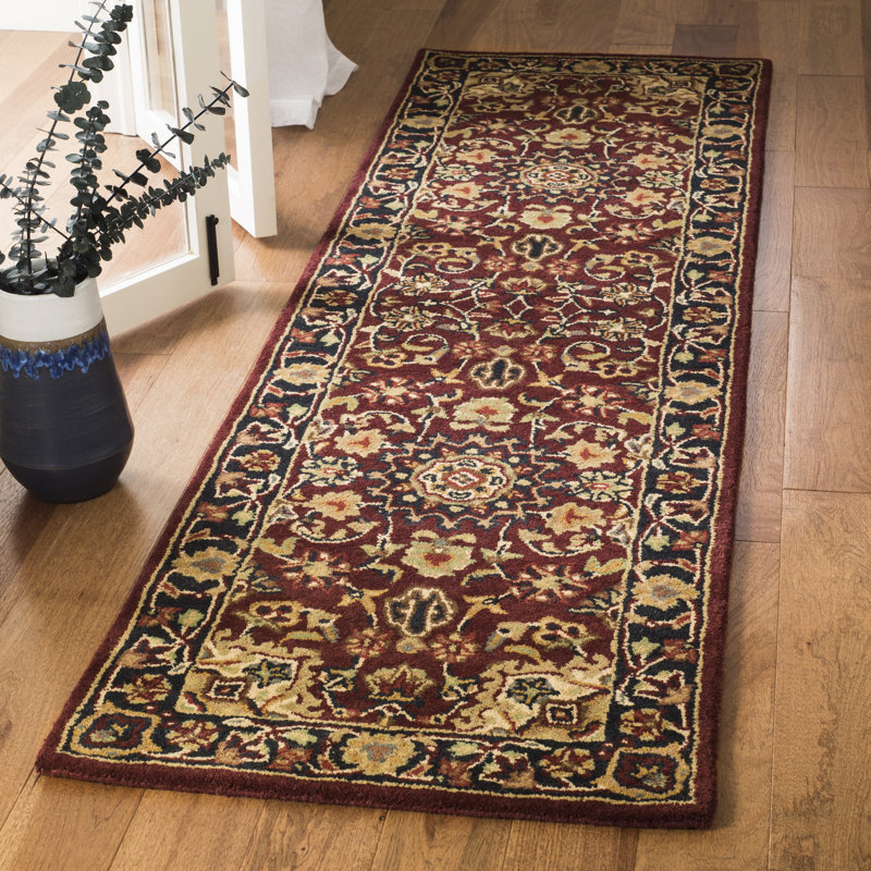 Mcauliffe Hand Tufted Wool Oriental Rug, Runner 2'3" x 12'