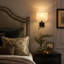 This vintage E27 reading lamp is ideal for the bedroom, living room or hallway