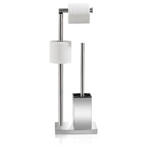 ONFRJFVR alibb-j974 Free Standing Toilet Paper Holder Finish: Silver