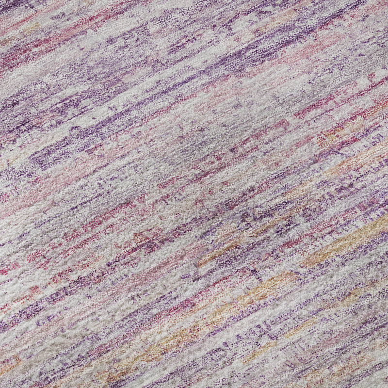 Premium Machine Washable Barry AMF1239 Stripes Rug, Rectangle 10' x 14'
