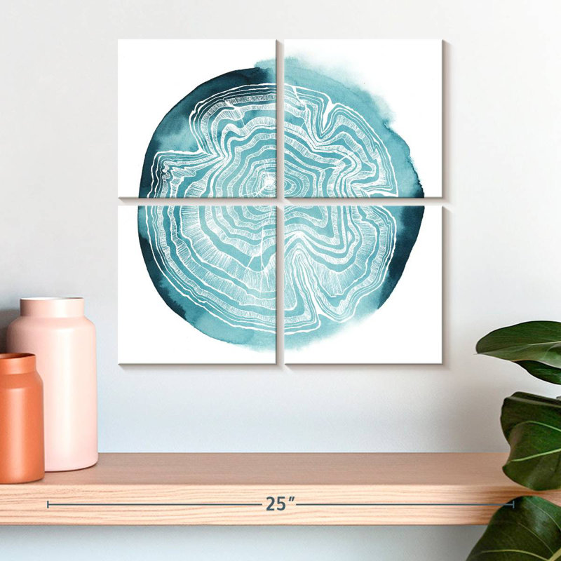 Avery Tree Ring Overlay II, 18'' H x 18'' W
