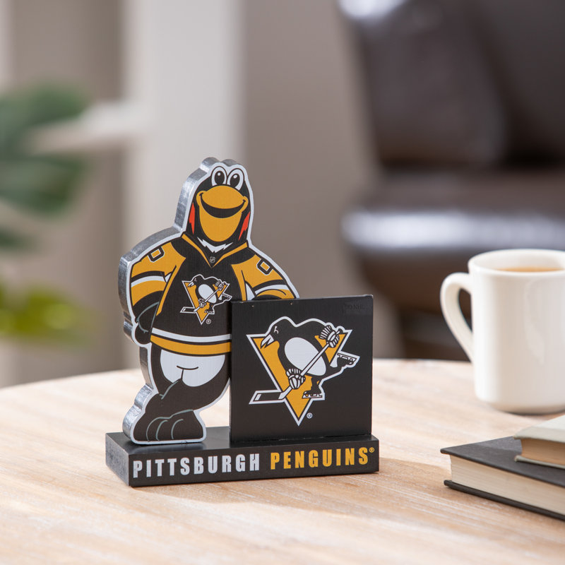 Figurine de mascotte avec logo, NHL Pittsburgh Penguins