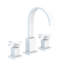Secant Widespread Bathroom Faucet with Drain Assembly-40526242