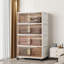 Bacs de rangement pliables avec couvercles