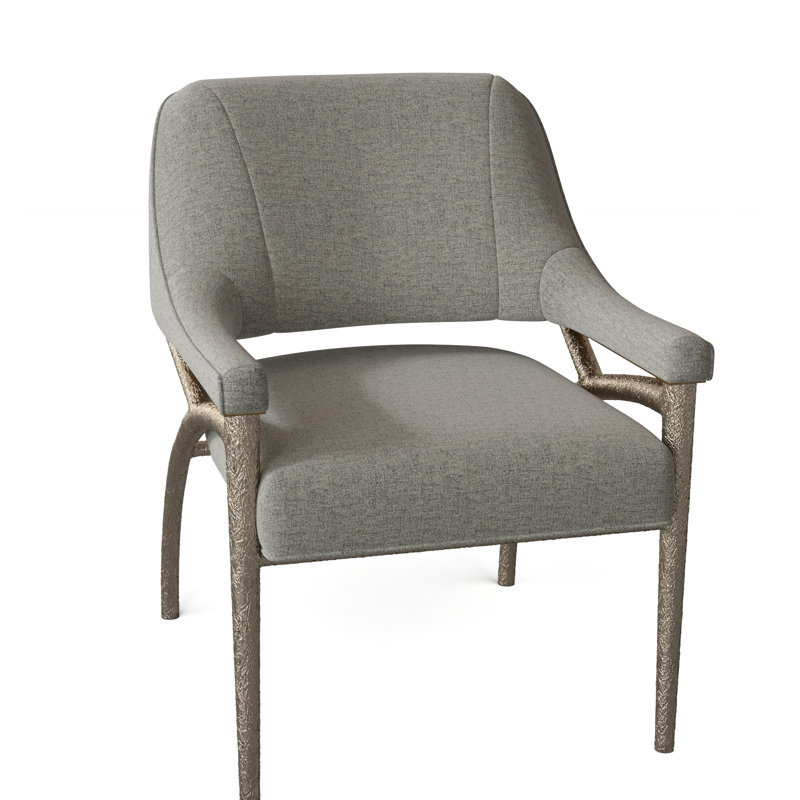 Fauteuil l 25,25 po Libby Langdon, 3160 polyester platine