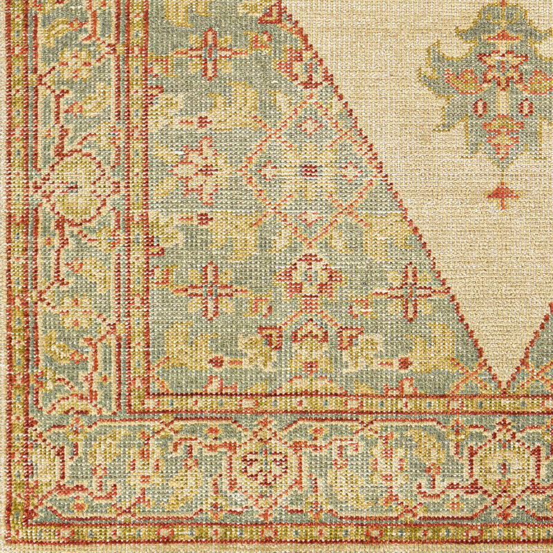 Elsea Wool Oriental Indoor Rug, Rectangle 5'6" x 8'6"