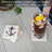 Stoneware Square 4 Piece Coaster Set
