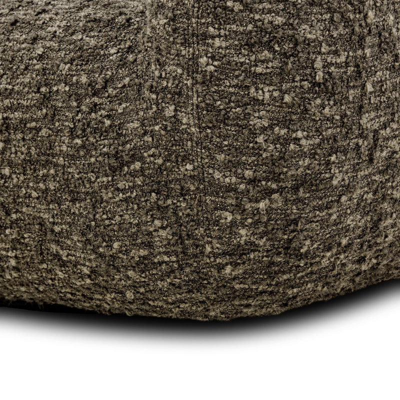 Margot Upholstered Swivel Chair, Solema Moss Boucle