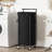 Laundry Hamper With Wheels,Round Iron Laundry Cart With Steel Frame And Handle,Rolling Laundry Basket With Removable Bag,(Black/110L)-893756158