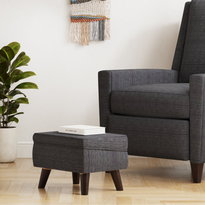 15.75" Wide Rectangle Storage Ottoman Stool, Entryway Ottoman Chairs,Footstools