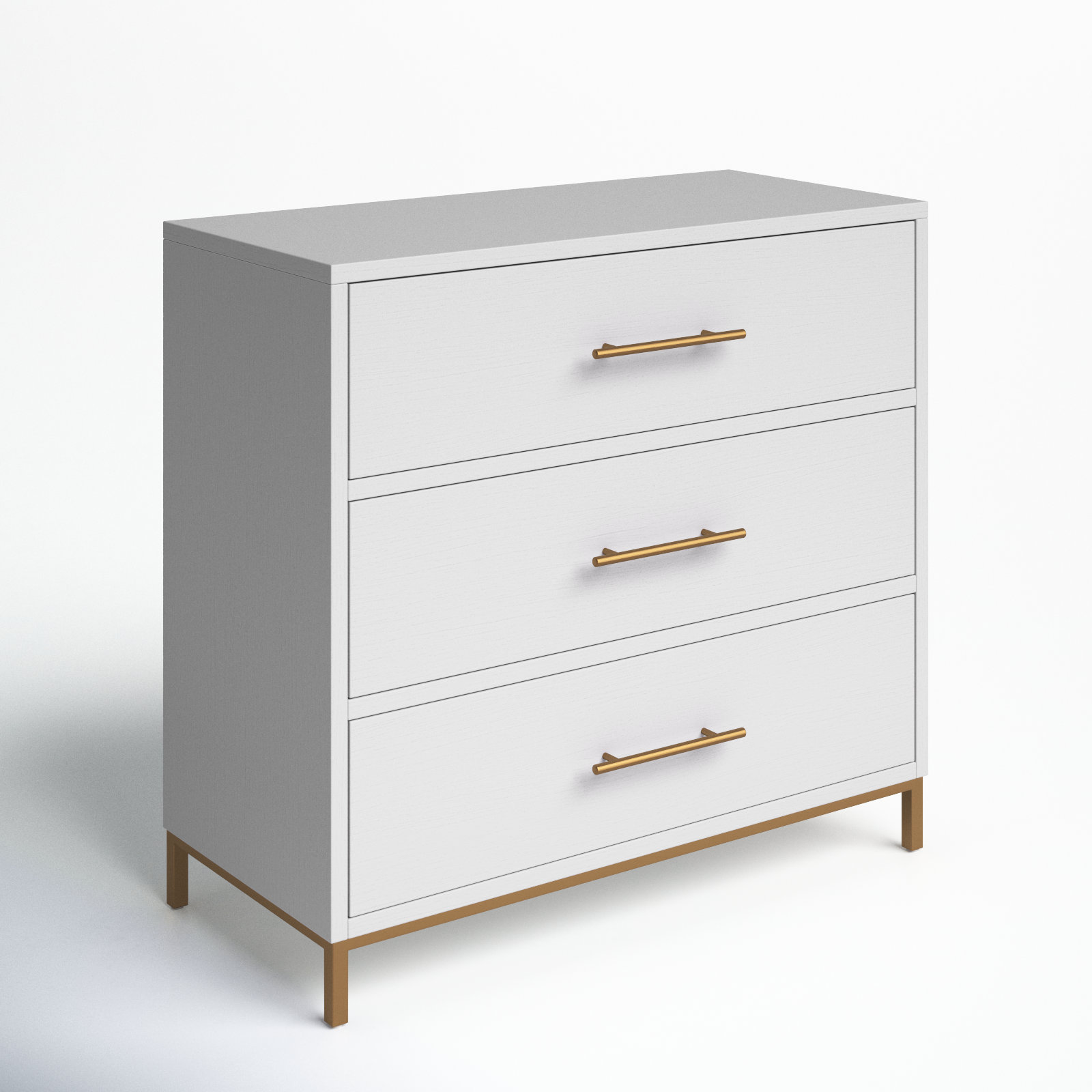 Marino 3 - Drawer Dresser, White