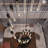 Desdemona 11.5ft Long Spiral Staircase Chandelier 20-Lights Black Crystal Bubble Column Chandeliers 3000-6000K Dimming
