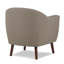 Fauteuil d'appoint rembourré en tissu beige-728304660